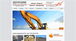 Desktop Screenshot of geotechnik-mainz.de