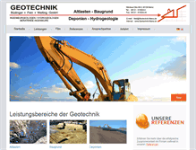 Tablet Screenshot of geotechnik-mainz.de